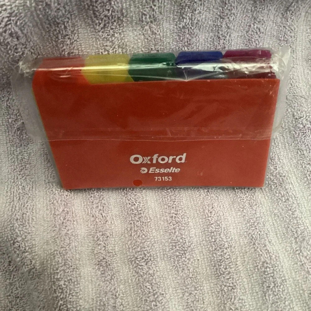 Oxford A-Z card guides 3”x 5”